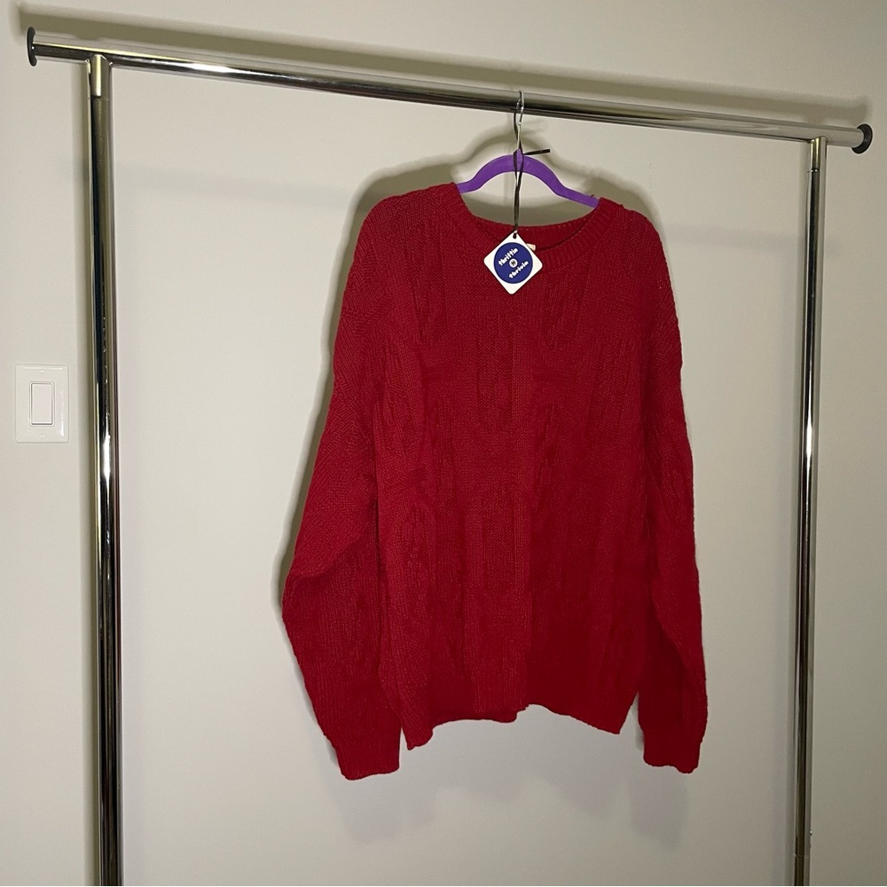 Vintage Red Sweater